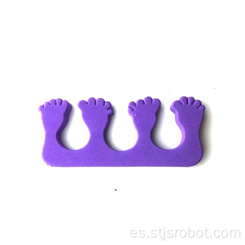 Los separadores de uñas EVA de venta caliente enderezan los dedos de los pies para el salón de uñas